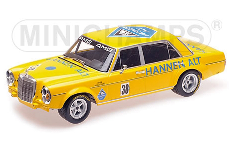 Mercedes Benz 300 SEL 6.8 AMG 1971 Saison Finale Hockenheim Hans HEYER 1:18 Mercedes Benz 300 SEL 6.8 AMG 1971 Saison Finale Hockenheim Hans HEYER 1:18